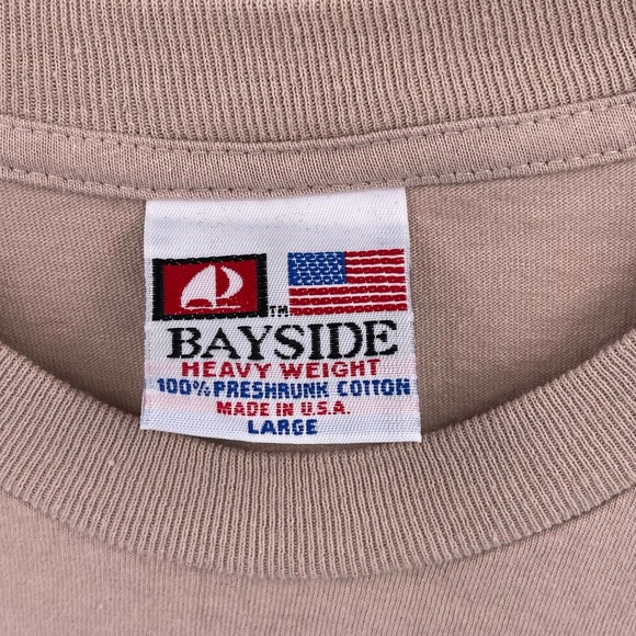 Ford UAW National Community Service Department T Shirt Tan Sz L Short Sleeve - Picture 5 of 7